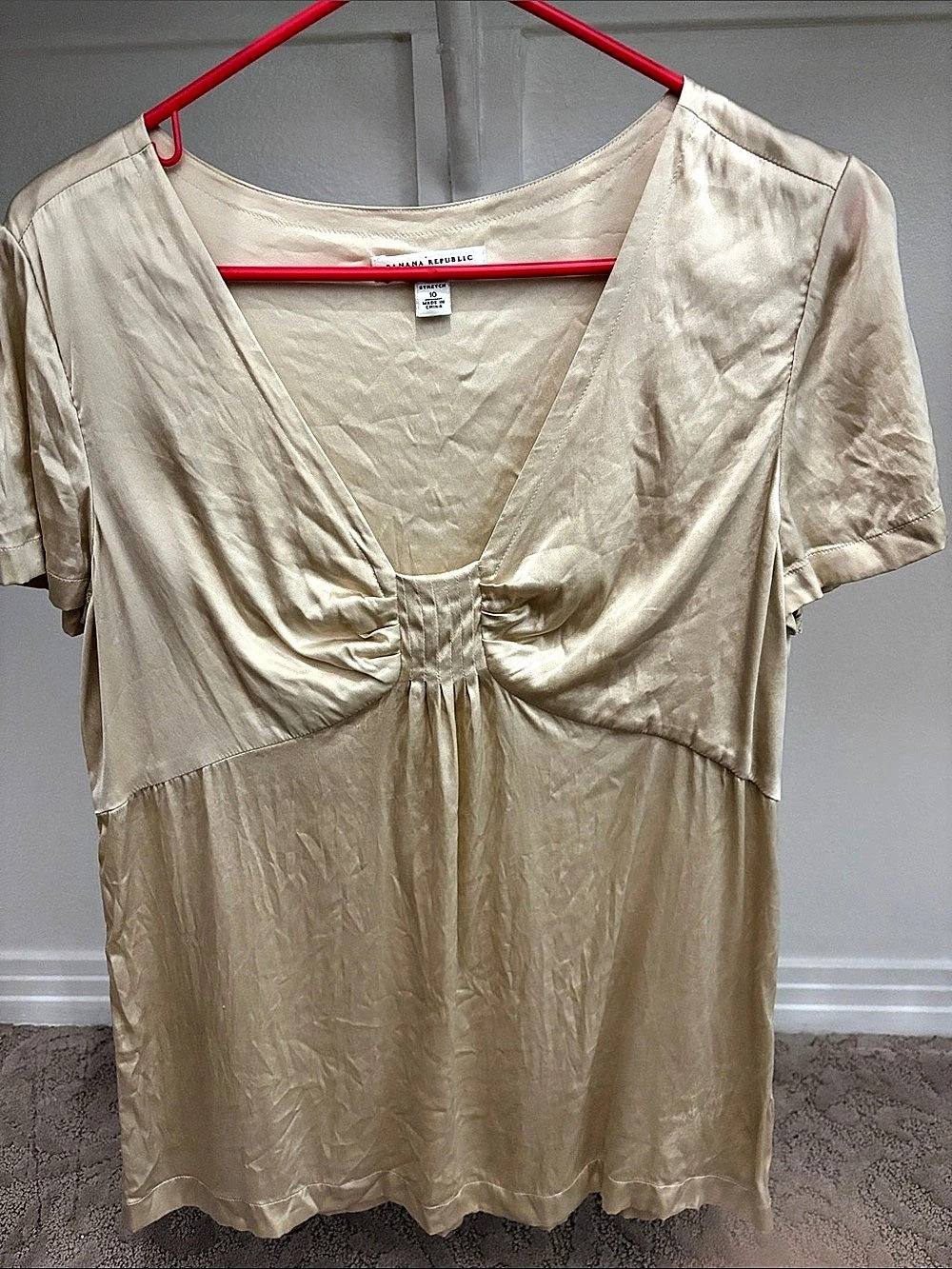 Banana Republic Silk Ivory Blouse
